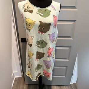 Drop Dead Cat Dress XL